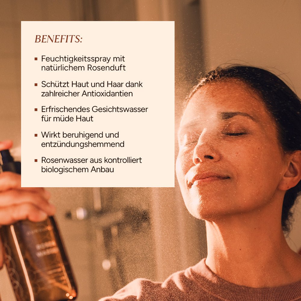 Benefits Rosenwasser-Spray JUNGLÜCK