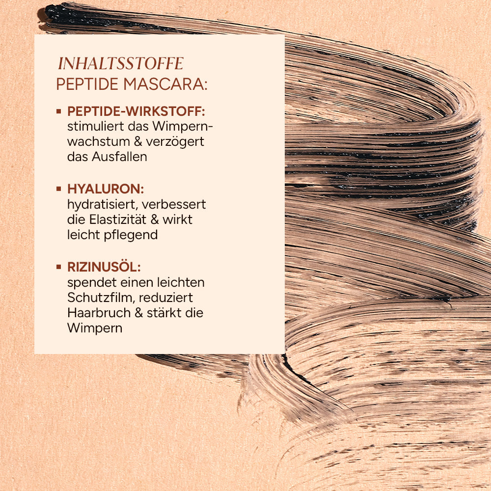 Daily Wimpern Kombi - Textur und Inhaltsstoffe Peptide Mascara