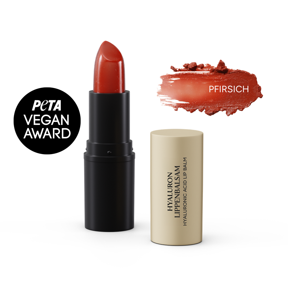 Hyaluron Lippenbalsam JUNGLÜCK Pfirsisch PETA Award 4,5 g