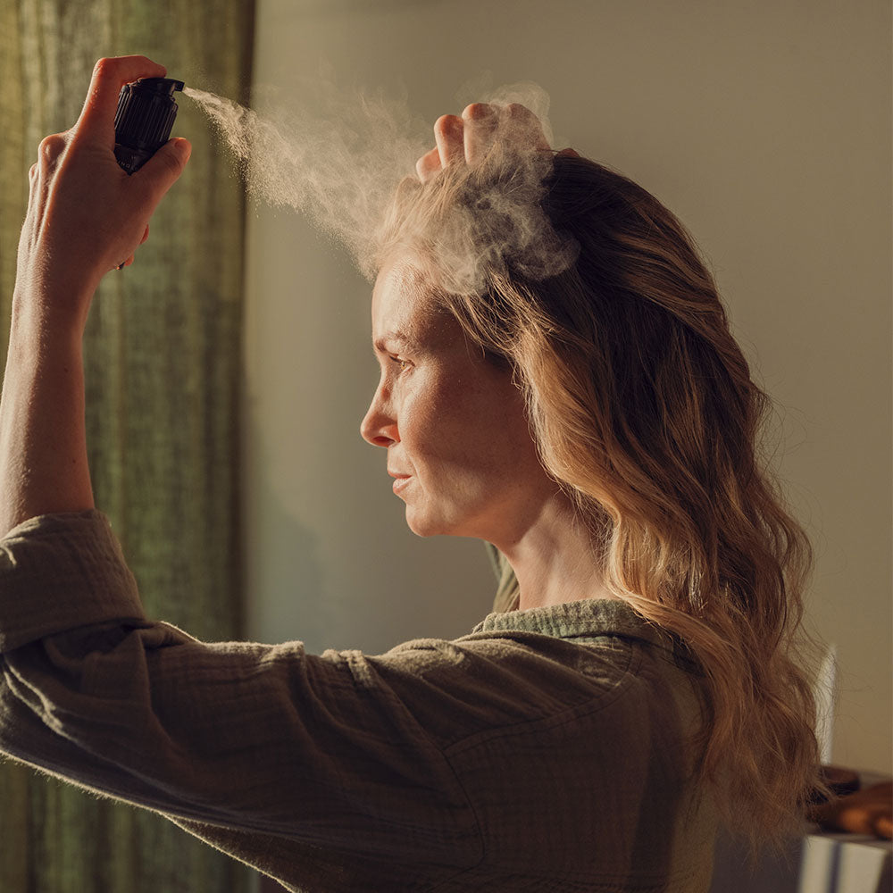 Trockenshampoo für helles Haar