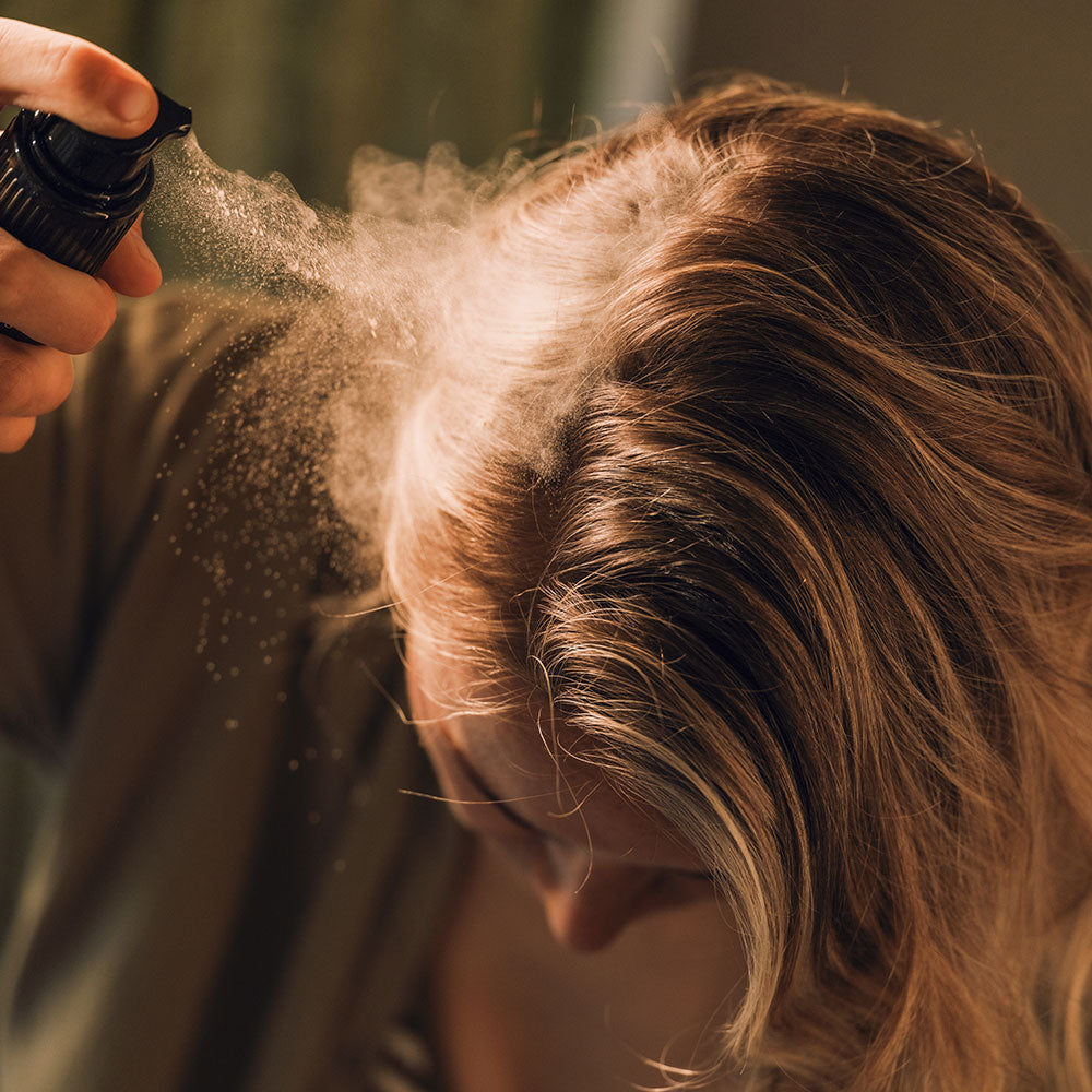 Trockenshampoo für helles Haar