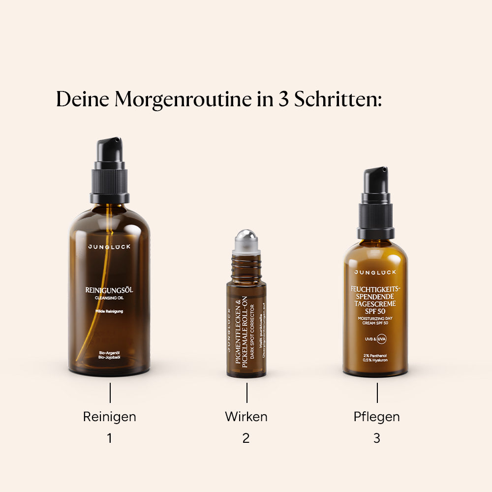 Set Pigmentflecken & Pickelmale aufhellen