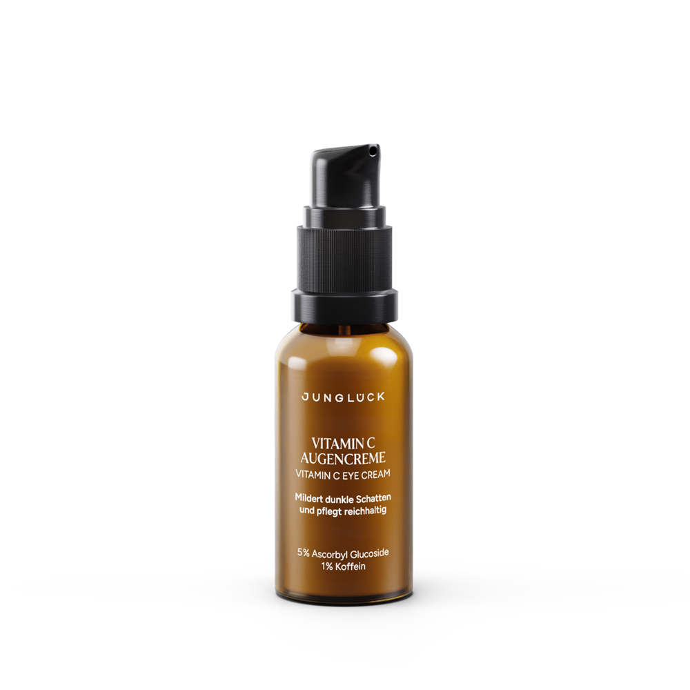 Junglück Vitamin C Augencreme 20 ml in Braunglasflasche