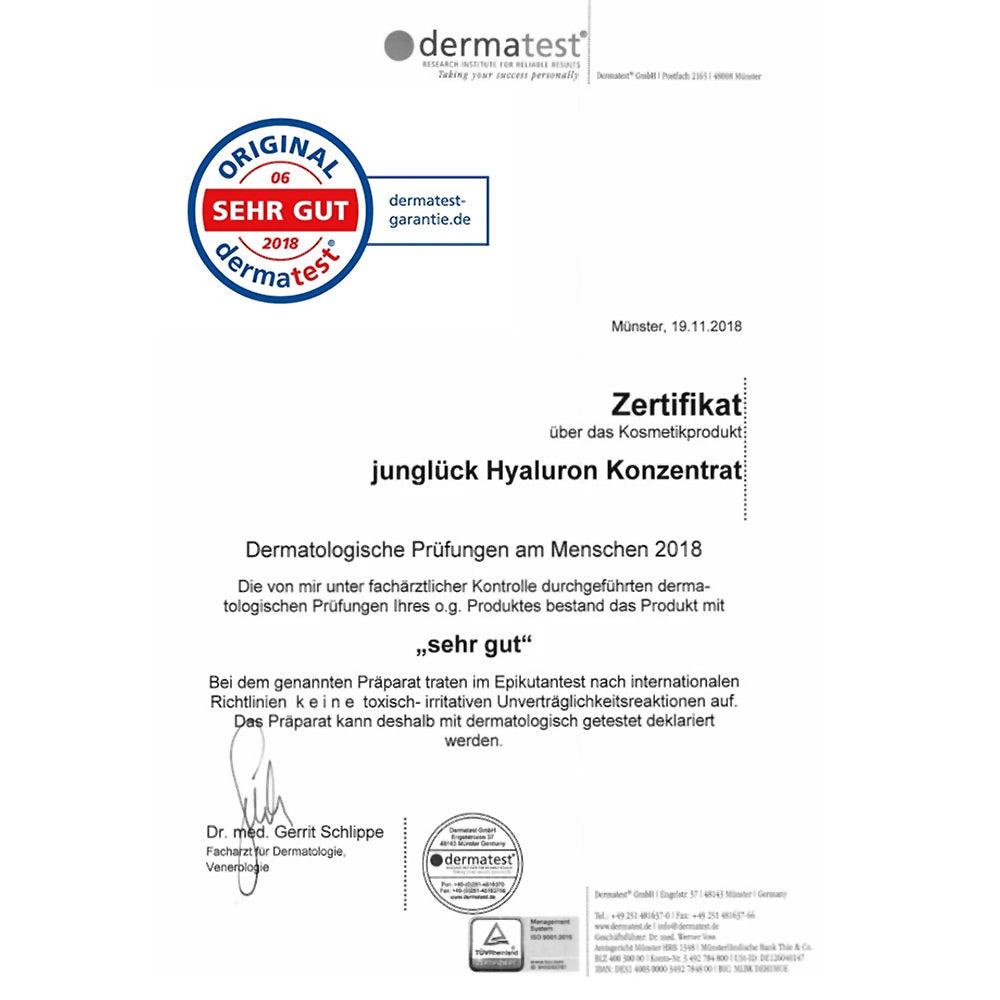 Hyaluron Konzentrat Archiv Sale Serum JUNGLÜCK